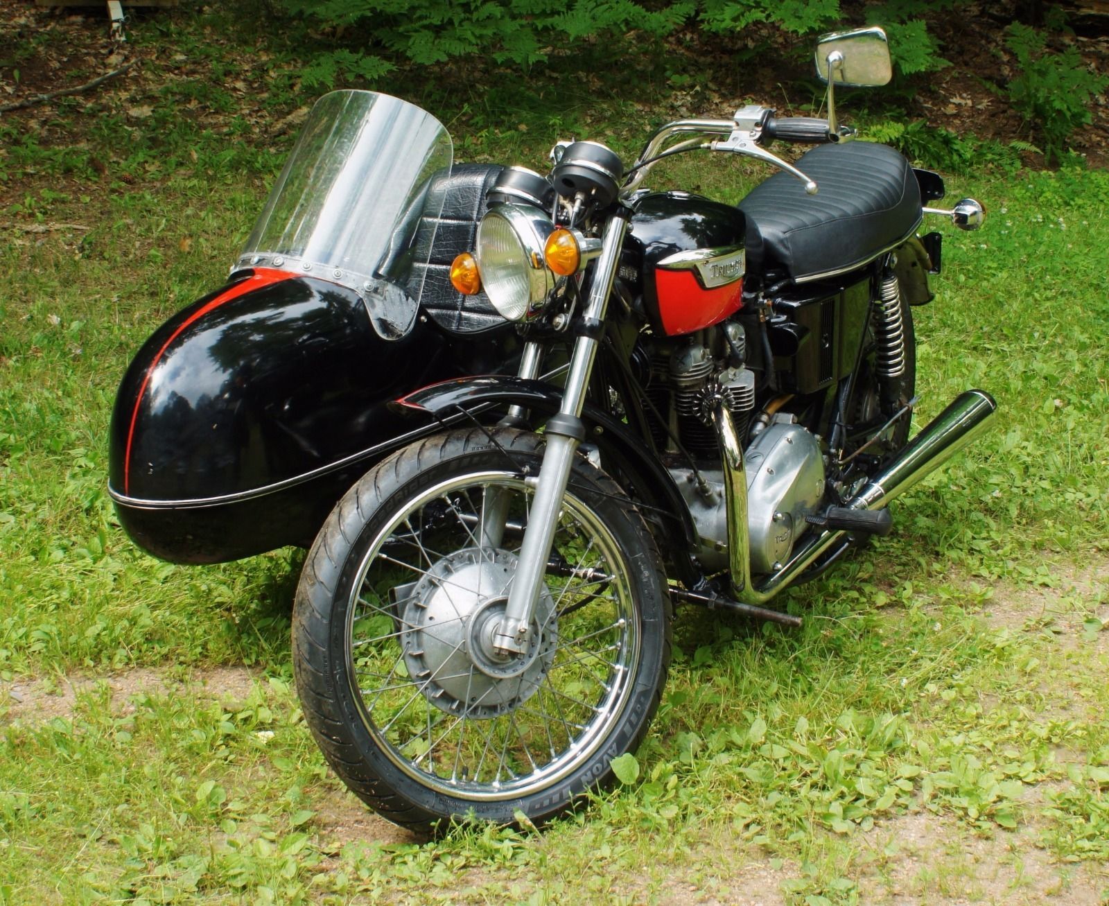 1971 Triumph Trophy 650 Motorcycle with Sidecar for sale