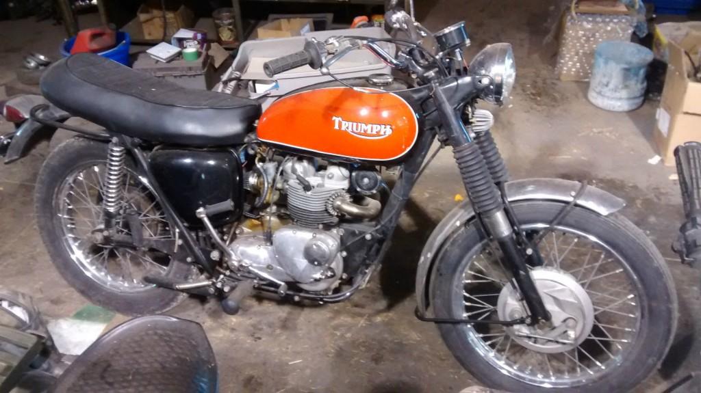 1969 Triumph T100 Trials 550cc Barn Find