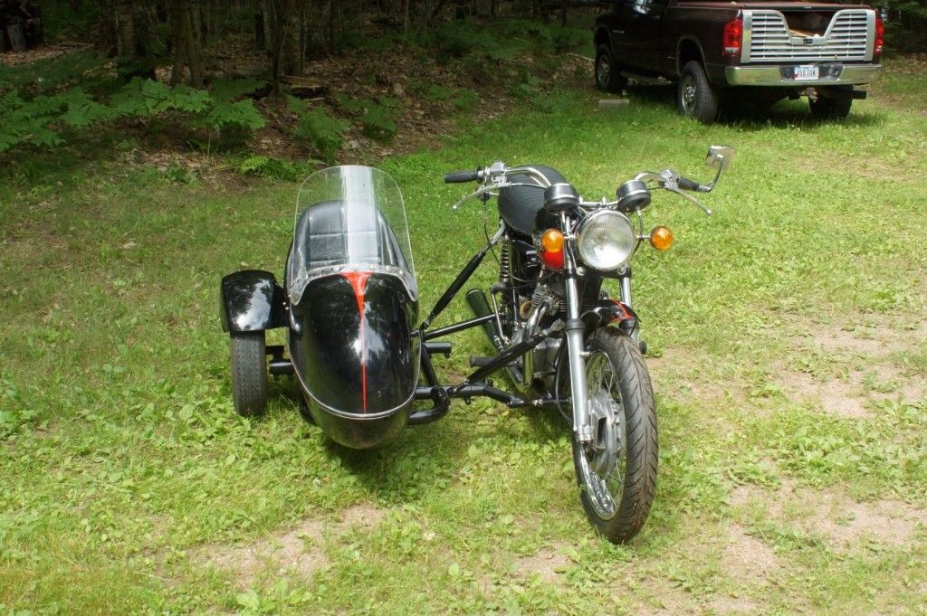 1971 Triumph Trophy 650 Motorcycle with Sidecar