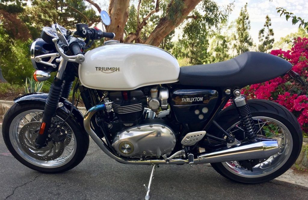 2016 Triumph Thruxton 1200 Pure White