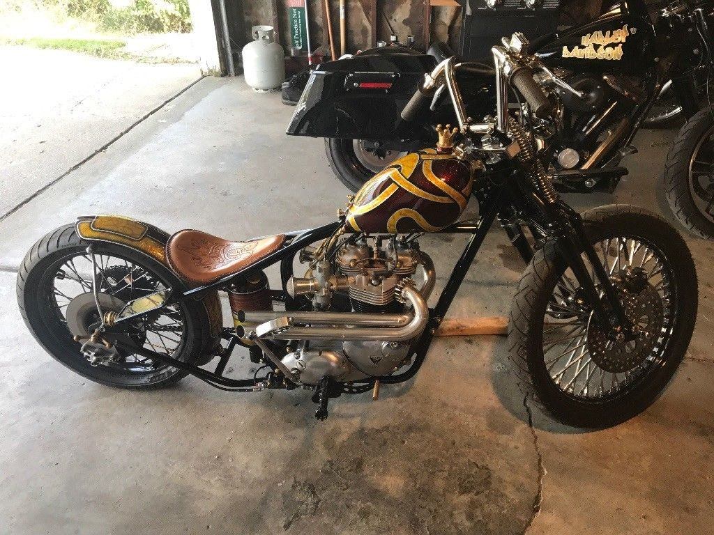 top end rebuild 1978 Triumph Bonneville Chopper