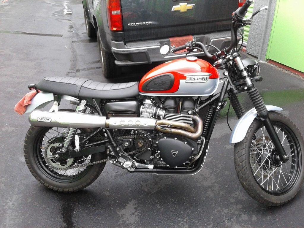 BEAUTIFUL 2015 Triumph Scrambler 900 for sale