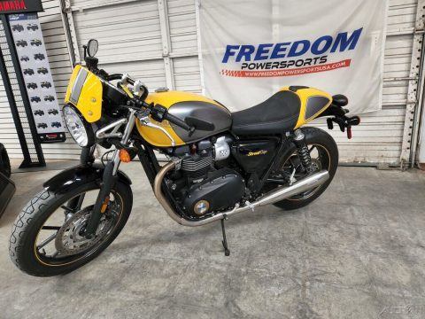 2017 Triumph Street Cup Racing Yellow/Silver Ice for sale