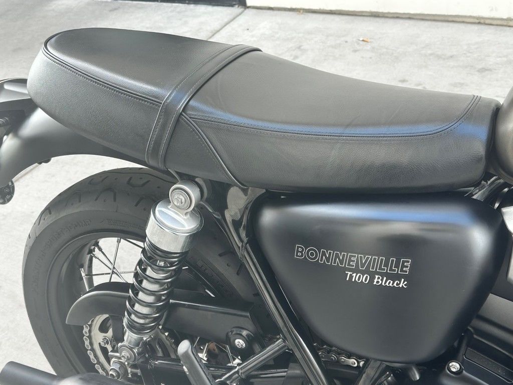 2020 Triumph Bonneville T100 Black Matte Irostone/matte