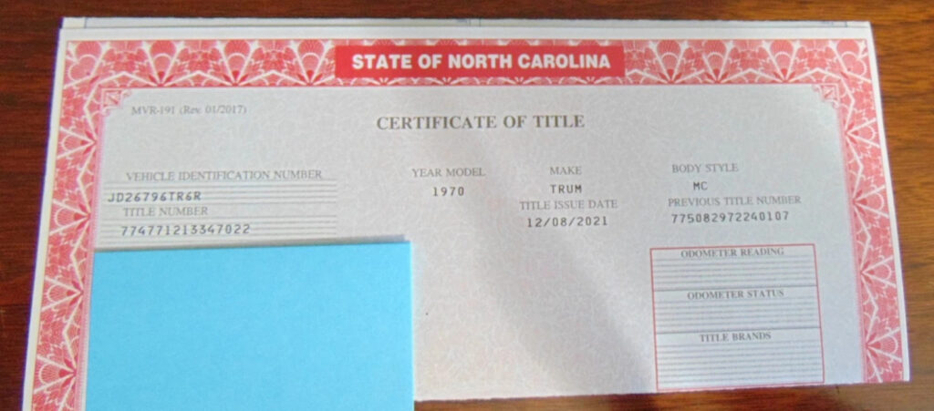 1970 Triumph Trophy TR6R