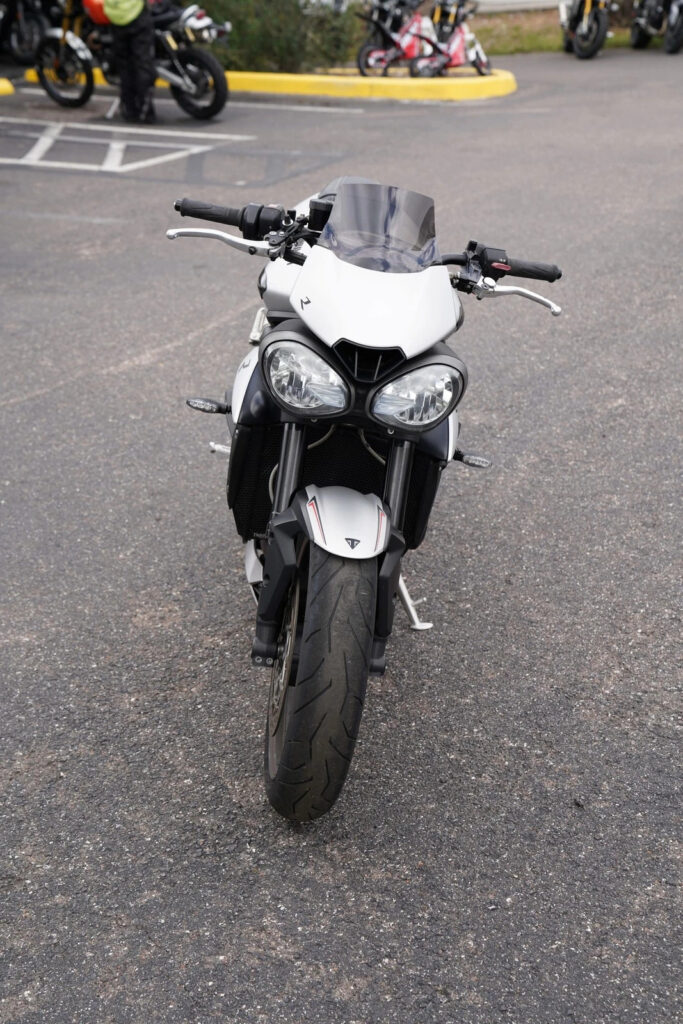 2018 Triumph Street Triple R LRH, Matt Aluminium Silver with 12500 Miles