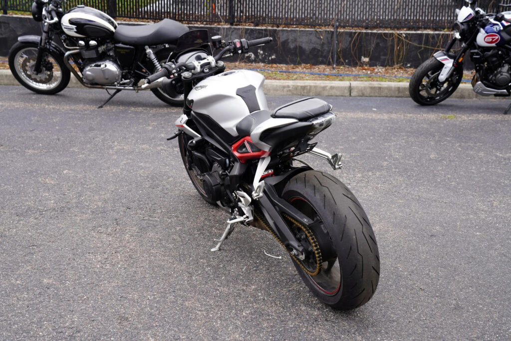 2018 Triumph Street Triple R LRH, Matt Aluminium Silver with 12500 Miles