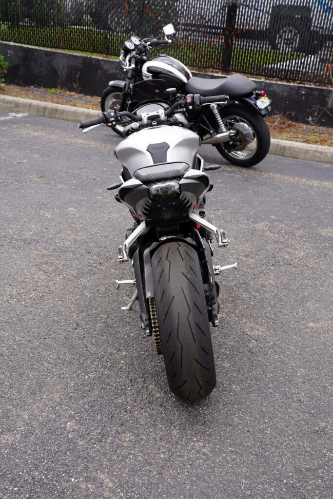 2018 Triumph Street Triple R LRH, Matt Aluminium Silver with 12500 Miles