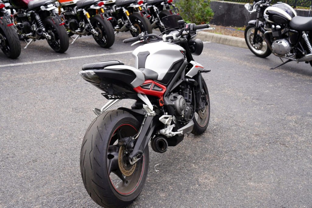 2018 Triumph Street Triple R LRH, Matt Aluminium Silver with 12500 Miles
