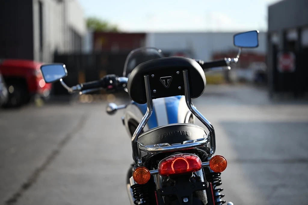 2020 Triumph Bonneville T120 Fusion White/aegean Blue