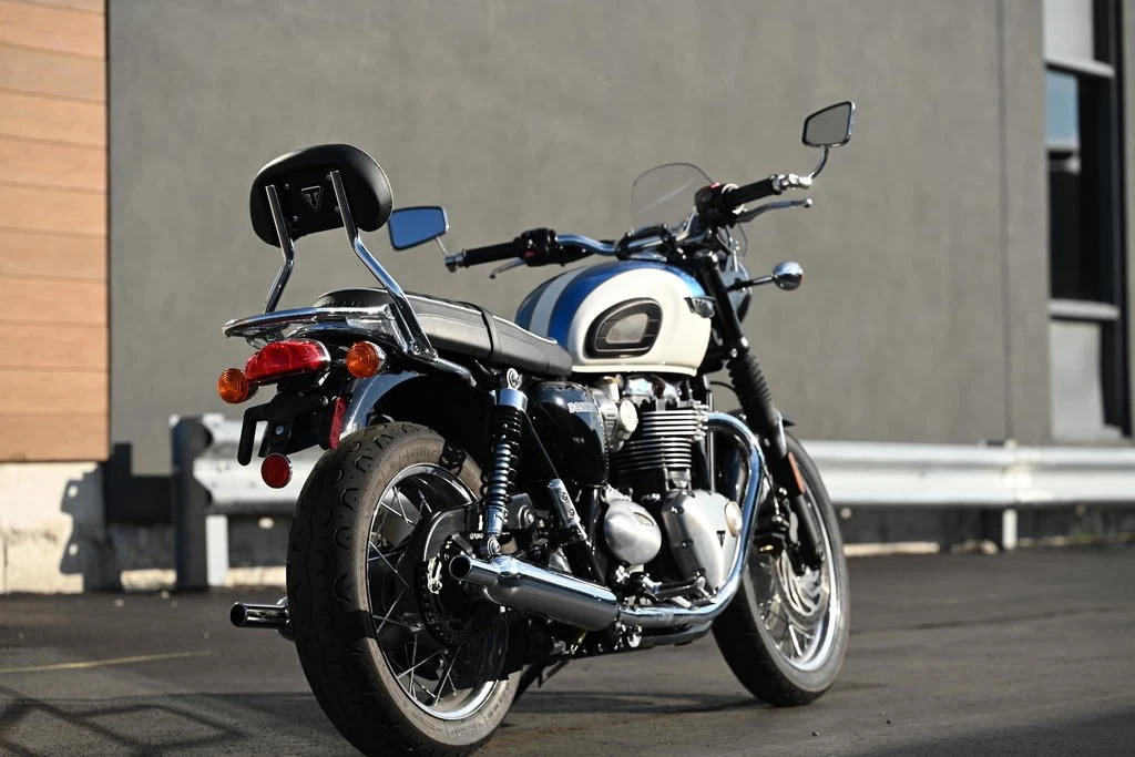 2020 Triumph Bonneville T120 Fusion White/aegean Blue