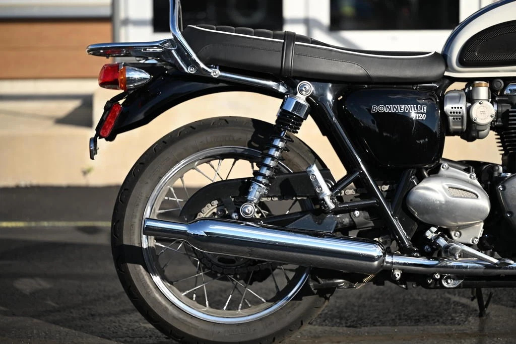 2020 Triumph Bonneville T120 Fusion White/aegean Blue