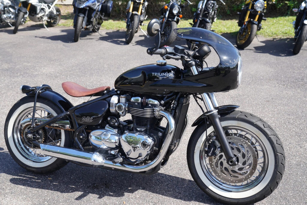 2020 Triumph TT Custom Build Bobber Black