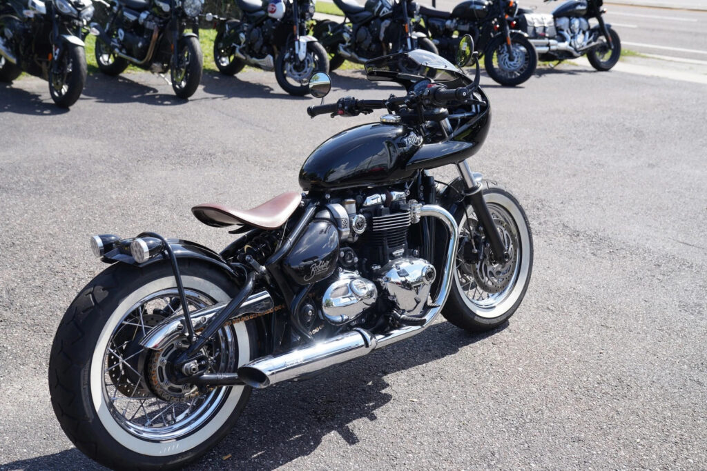 2020 Triumph TT Custom Build Bobber Black