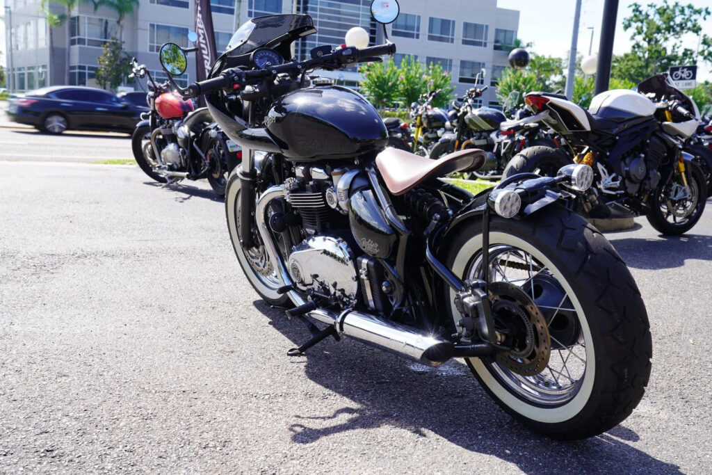 2020 Triumph TT Custom Build Bobber Black
