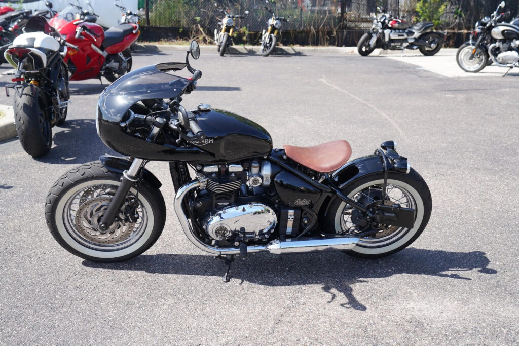 2020 Triumph TT Custom Build Bobber Black