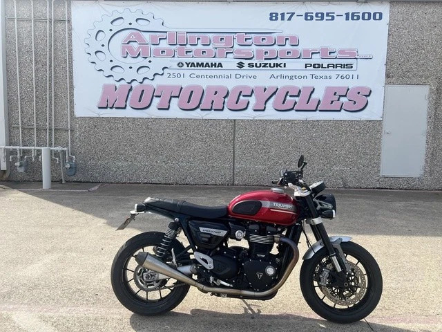 2022 Triumph Speed Twin Red Hopper