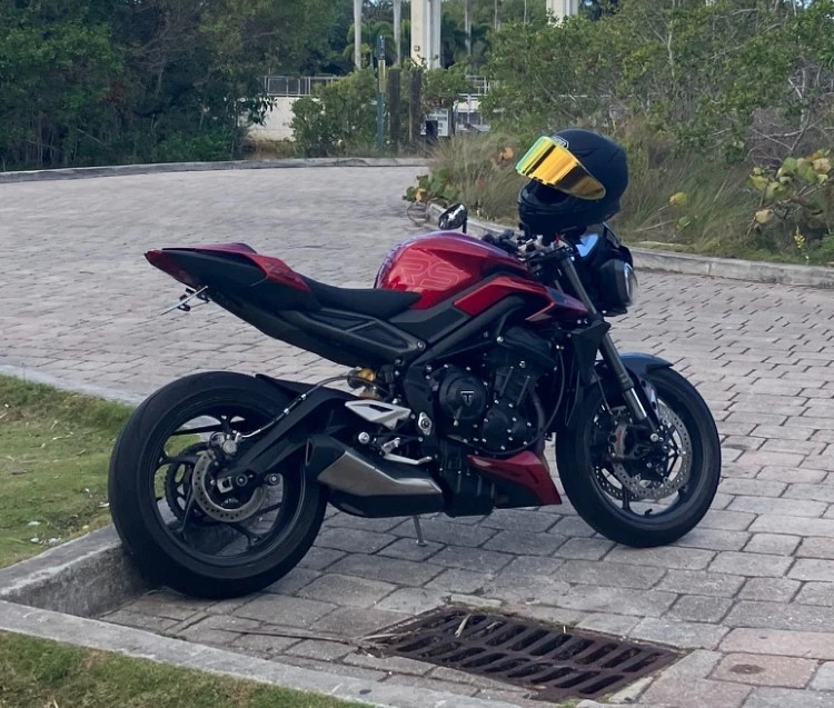 2024 Triumph Street 765 RS, Red, Low Miles, Priced to Sell, Tires in Great Shape