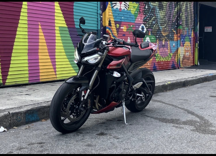 2024 Triumph Street 765 RS, Red, Low Miles, Priced to Sell, Tires in Great Shape