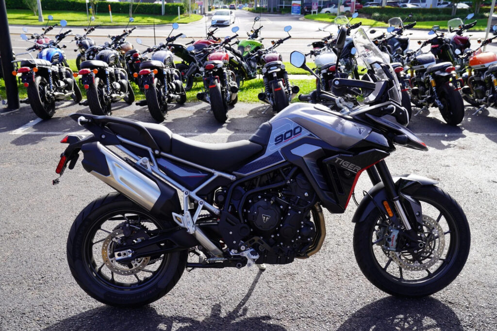2024 Triumph Tiger 900 GT Pro, Graphite / Sapphire Black with 3987 Miles