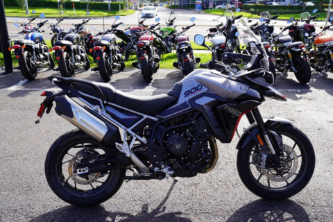 2024 Triumph Tiger 900 GT Pro, Graphite / Sapphire Black with 3987 Miles for sale