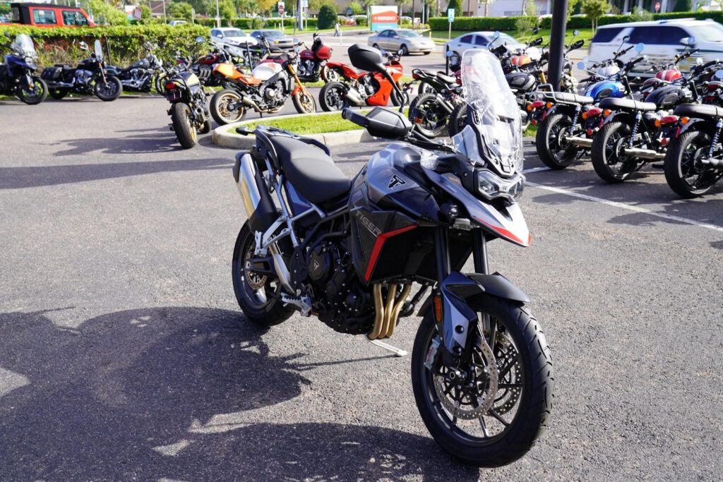 2024 Triumph Tiger 900 GT Pro, Graphite / Sapphire Black with 3987 Miles