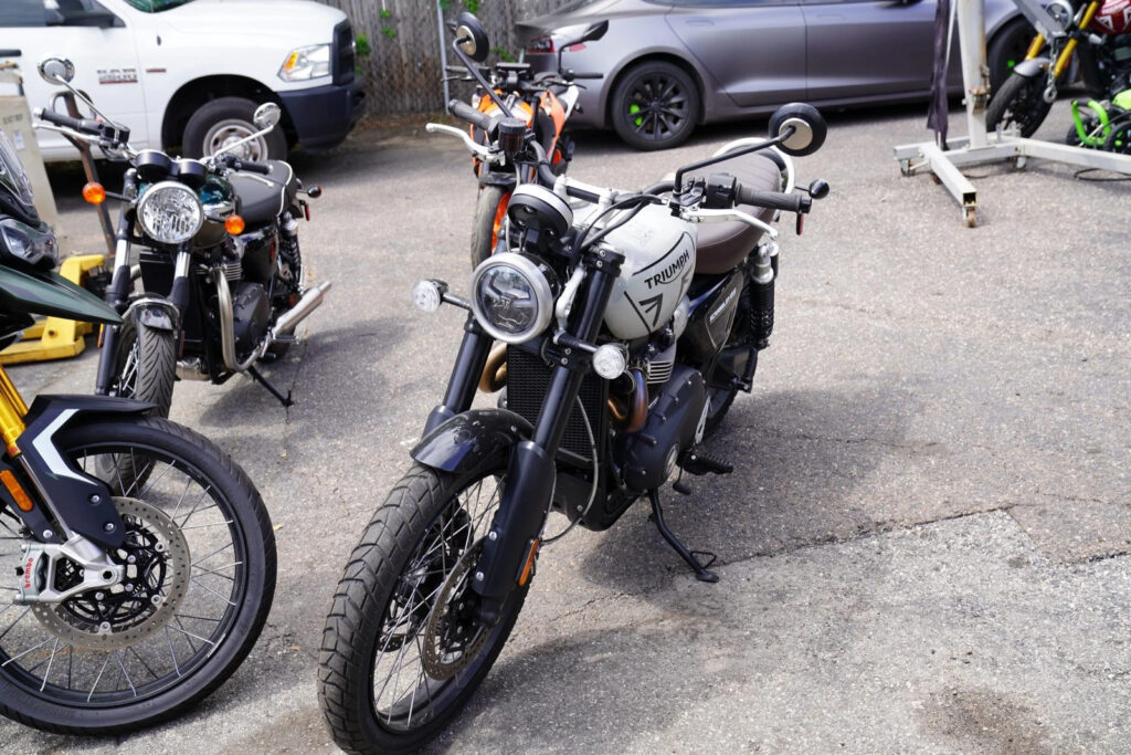 2025 Triumph Scrambler 1200 X, Ash Grey with 0 Miles