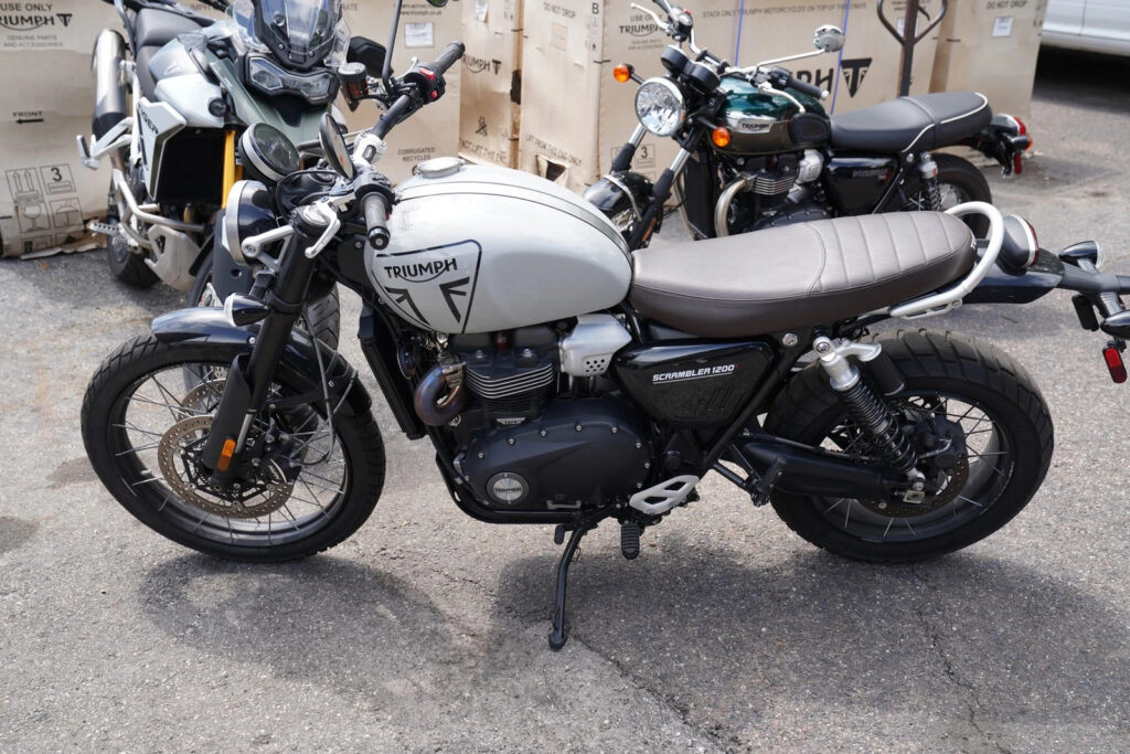2025 Triumph Scrambler 1200 X, Ash Grey with 0 Miles