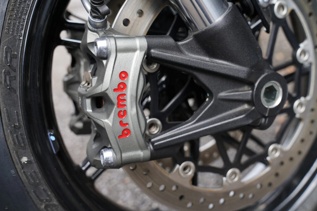 2025 Triumph Speed Twin 1200 RS, Baja Orange / Sapphire Black with 671 Miles