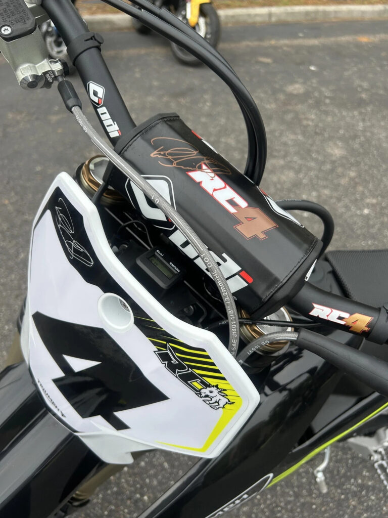 2025 Triumph Tf450-Rc Edition, Jet Black / Pure White with 0 Miles