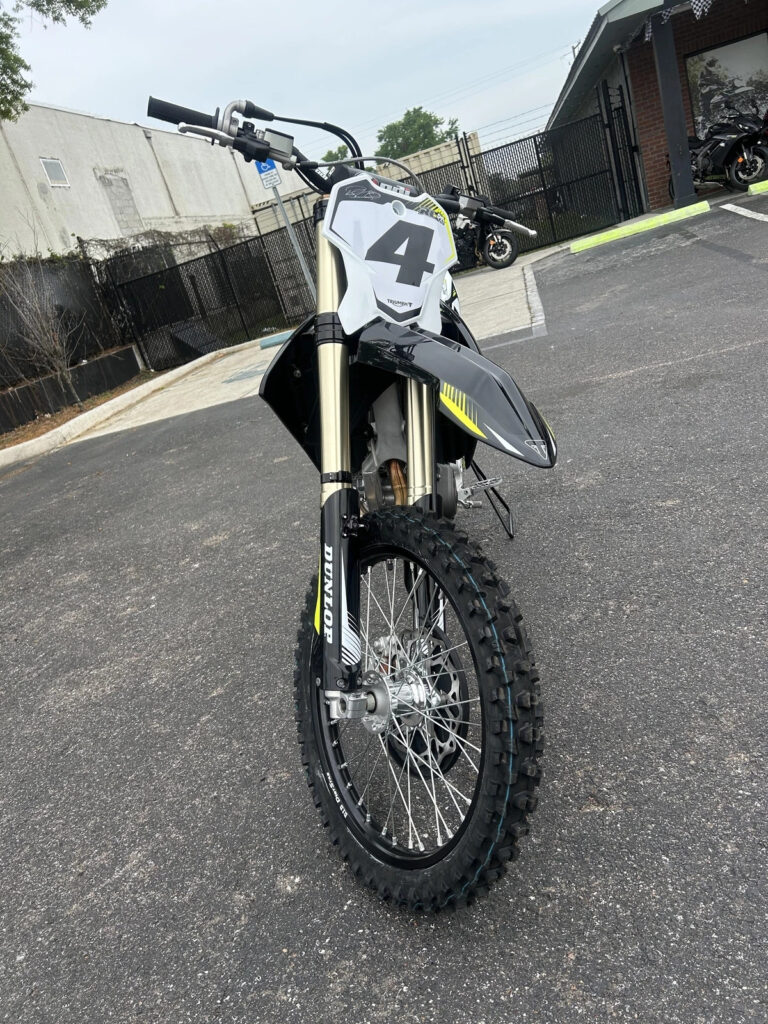 2025 Triumph Tf450-Rc Edition, Jet Black / Pure White with 0 Miles