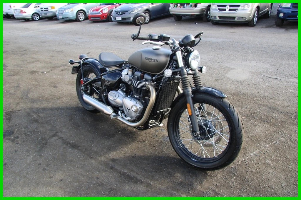 (oab) 2018 Triumph Bonneville Bobber Low Miles 1200cc Manual