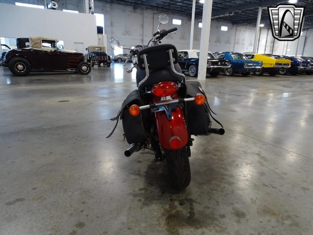 Red 2003 Triumph Bonneville 790cc  Manual